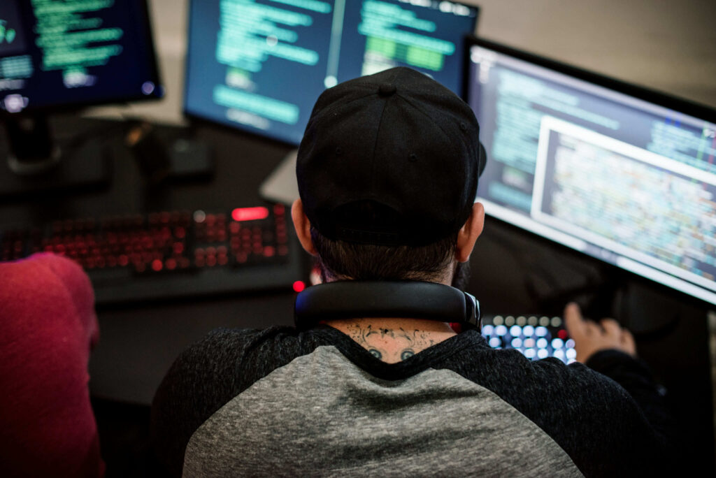 Man Coding